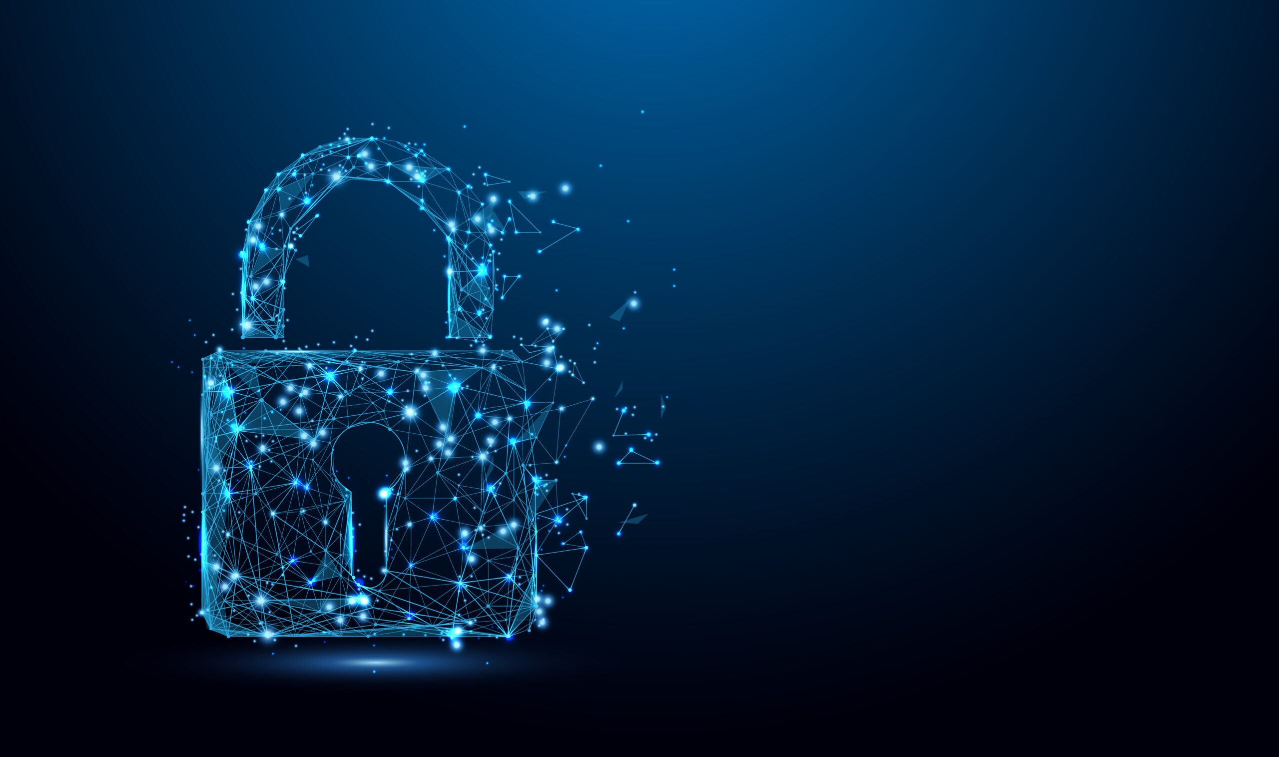 Padlock representing ISO 27001 certification for information security