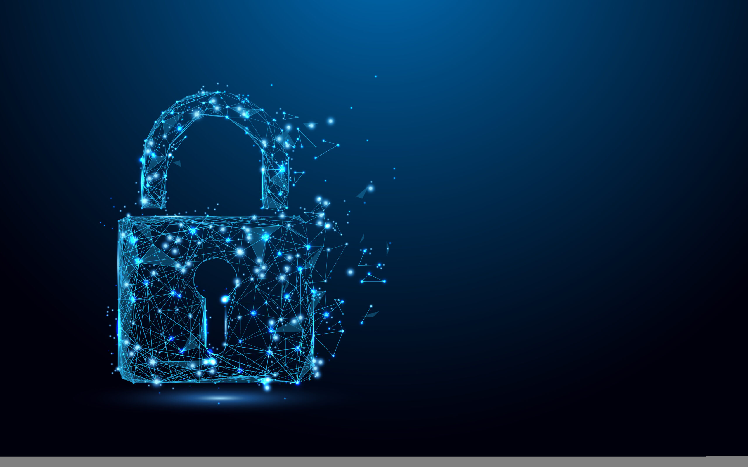 Padlock representing ISO 27001 certification for information security