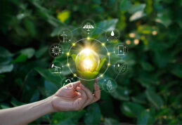 Hand holding light bulb in nature to represent ESOS Phase 3 Compliance